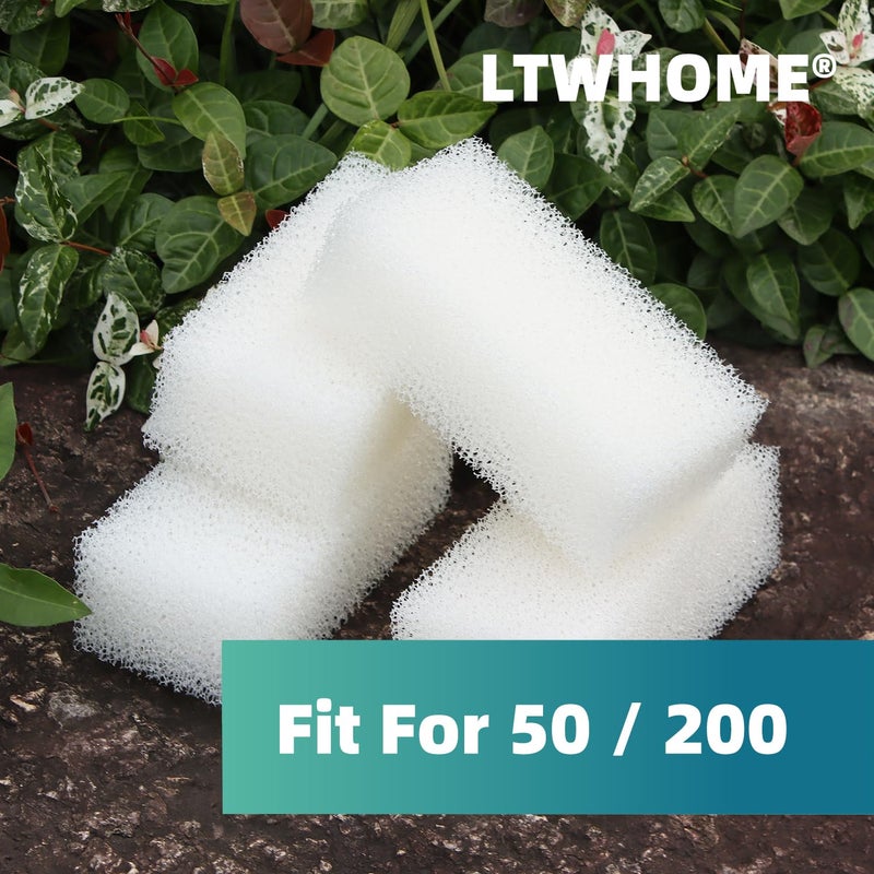 LTWHOME Foam Filter Pads Fit for Aqua Clear 50/200 AquaClear 50-Gallon (Pack of 12) - Image 2